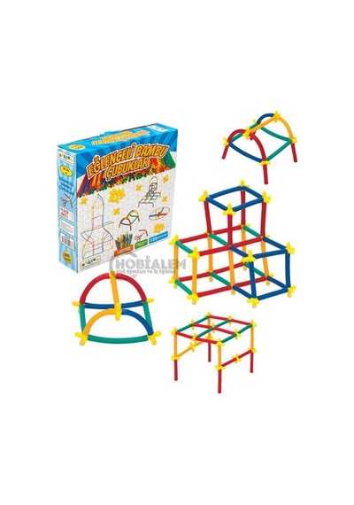 Zekice. Bambu Çubuklar. 300 Parça. Pratik Çubuklar. Kes Birleştir