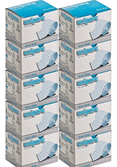 Unıpore Flaster 10 cm x 10 m Hipoalerjenik 10 Adet