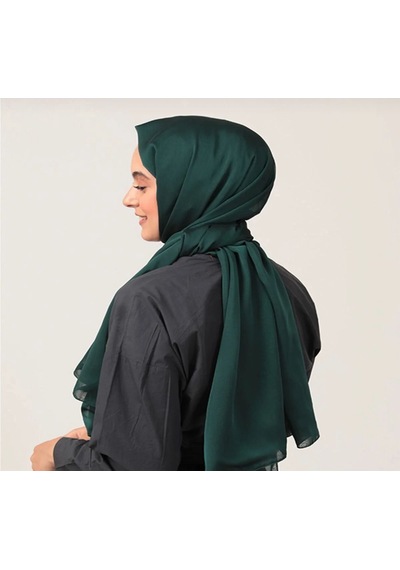 Gesshop Kadın Abiye Janjan Şal Koyu Yeşil