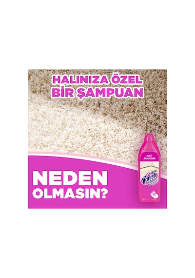 Halı Şampuanı Makinede 850 Ml Tekli