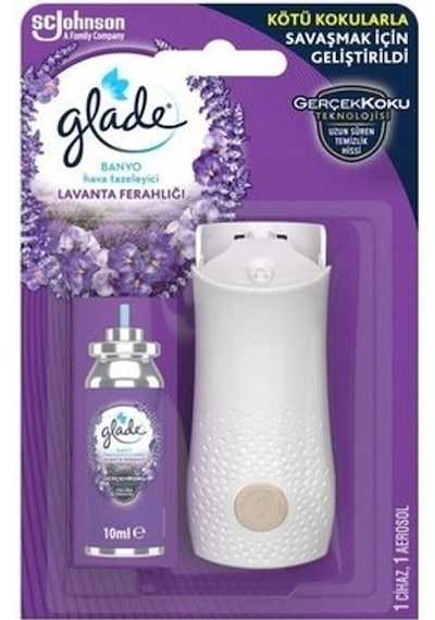 Glade Banyo Hava Tazeleyici Cihaz + Yedek Lavanta Ferahlığı 10 ML