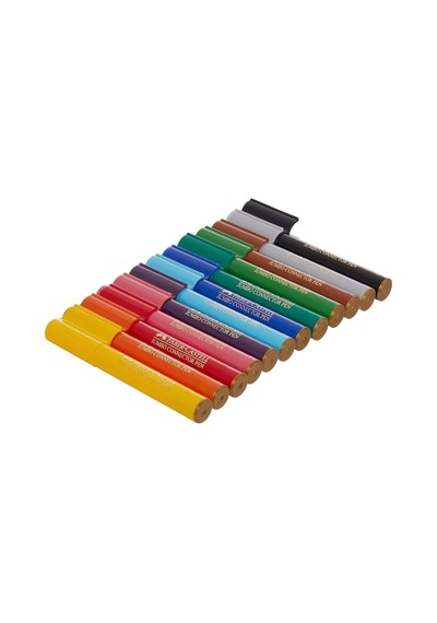 Eğlenceli Jumbo Keçeli Kalem,12'li, 12 Renk