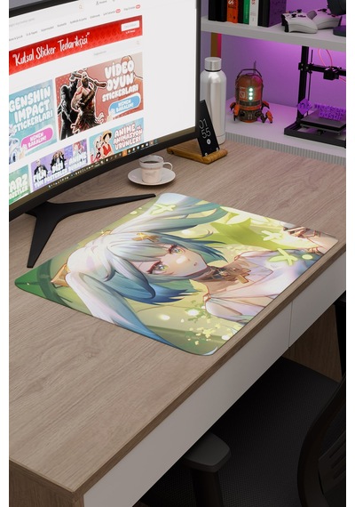 Faruzan Genshin Impact Anime Gacha V2 - 48x40 Xl Gaming Mouse Pad Fare Altlığı