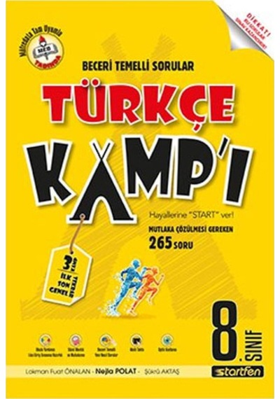 Sınıf 8 Türkçe Kampı Startfen Yayınları