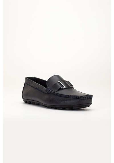 Dilimler Ayakkabı Hakiki Deri Erkek Günlük Loafer Ayakkabı Lacivert Metal Tokalı-3821 Lacivert Dilimler Ayakkabı Hakiki Deri Erkek Günlük Loafer Ayakkabı Lacivert Metal Tokalı-3821 Lacivert