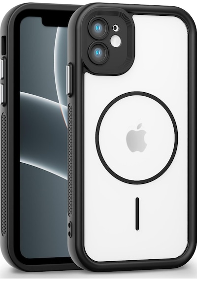 Apple Uyumlu iPhone 11  Kamera Korumalı Magsafe Wireless Şarj Özellikli Mat Silikon Siyah Renkli Silikon Telefon Kılıfı