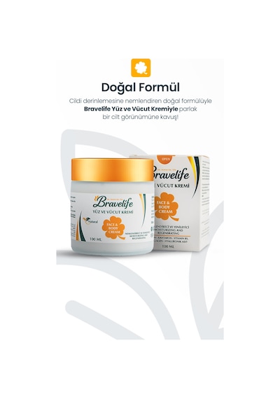 Yoğun Nemlendirici Yenileyici Kolajen Kantoran Yağı Panthenol Hyaluronic Acid Vegan Yüz Ve Vücut Bakım Kremi 100 Ml