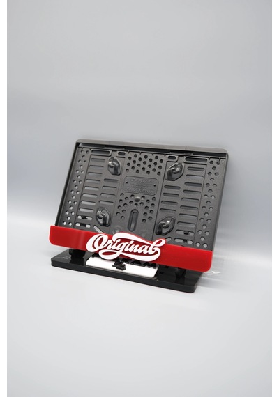 Orıgınal 3d Kabartmalı Kırımızı Pleksi Motor Plakalığı - 848647868