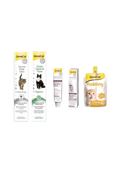 Gimcat Taurine 50 G + Gastro 50 G + Malt 20 G + Puding 150 G
