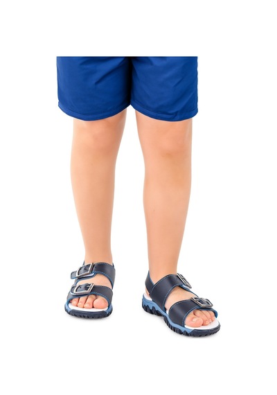 Kiko Kids Erkek Çocuk Sandalet Arz 2359 Lacivert