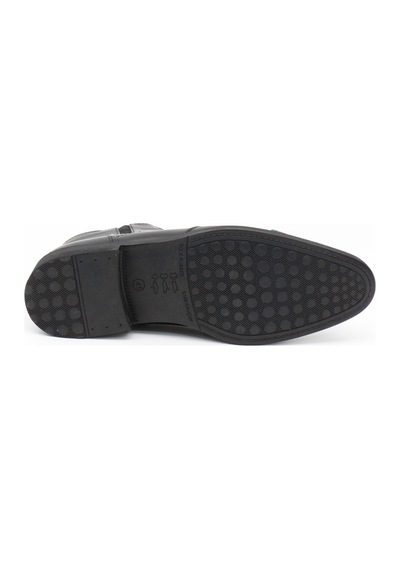 Nesilshoes Nesil Shoes Thrtrk 2302-1 Siyah Hakiki Deri Kauçuk Taban Erkek Bot