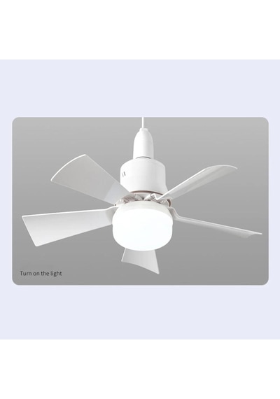 62 Watt 3 Renk Yanma Modlu Dimlenebilir Cata Lodos Kumandalı Fan Led Ampul