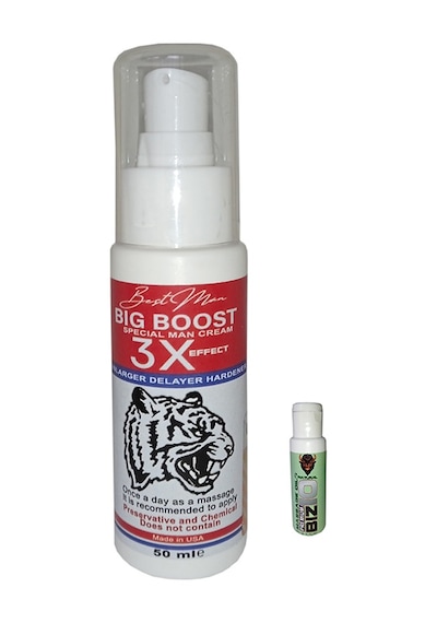 Best Man Bigboost Erkeklere Özel Krem 3x Effect 50 Ml X 1 Adet. Bız10 Natural Masaj Yağı İle 50 Ml