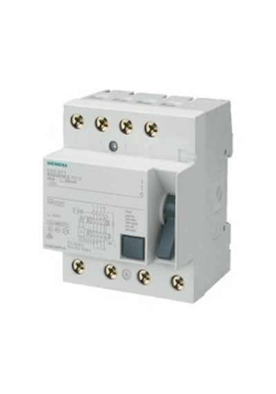 Sıemens 5Sm3645-0 125A 300Ma 400V 3Faz+Nötr Kaçak Akım  Rölesi