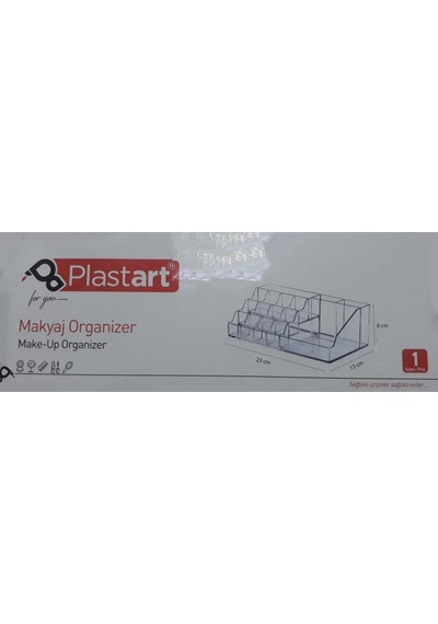 Plastart Makyaj Organizer Masa Üstü Ofis Veya Ev İçin Kullanışlı Kalemlik Genel