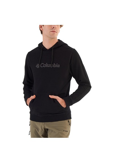 Columbia Csc Branded Shadow Erkek Kapüşonlu Sweatshirt-4554 Siyah