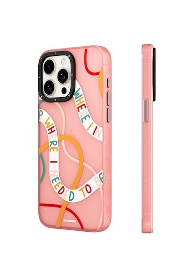 Apple Uyumlu iPhone 13 Pro Max Kılıf Bethany Green Tasarımlı Youngkit Sweet Language Kapak Gri
