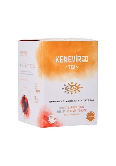 Kenevirco Vanilya Rooıbos& Portakal Kenevir Tohum Çayı 24g - 7 Adet Tarı