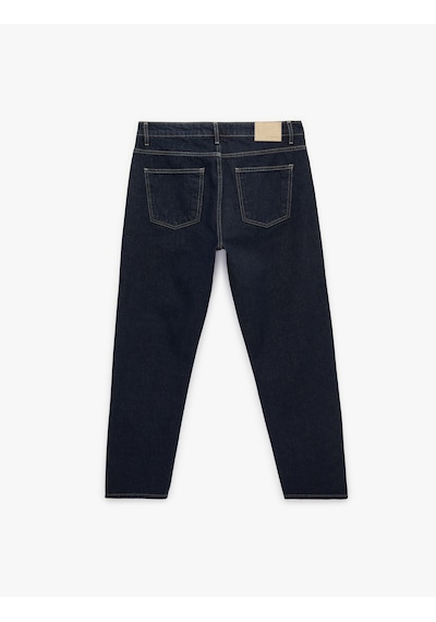 Koton Normal Bel Pamuklu Cepli Tapered Fit Jean Pantolon - Joe Jean Koyu İndigo 6sam40237nd Koton Normal Bel Pamuklu Cepli Tapered Fit Jean Pantolon - Joe Jean Koyu İndigo 6sam40237nd
