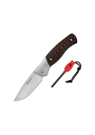 Buck 836 Folding Selkirk Kamp Çakı Ve Ateşleyici Çok Renkli