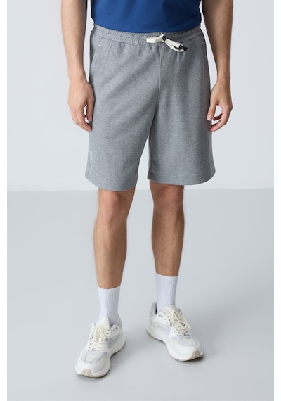 Air Jones Tommy Life Gri Melanj Pamuklu Kalın Yumuşak Dokulu Standart Fit Basic Erkek Şort - 81278 GRI MELANJ Air Jones Tommy Life Gri Melanj Pamuklu Kalın Yumuşak Dokulu Standart Fit Basic Erkek Şort - 81278 GRI MELANJ