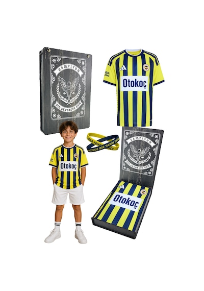 Fenerium Fenerbahçe Lisanslı 26/27 Sezon Sarı-lacivert Çocuk Forma Uv Kutu Ve Bileklik Saks Mavi - Beyaz Fenerium Fenerbahçe Lisanslı 26/27 Sezon Sarı-lacivert Çocuk Forma Uv Kutu Ve Bileklik Saks Mavi - Beyaz