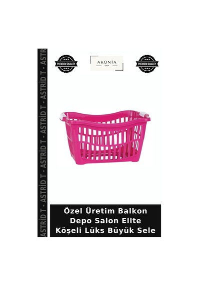 Özel Üretim Balkon Depo Salon Elite Köşeli Lüks Büyük Sele Çok Renkli