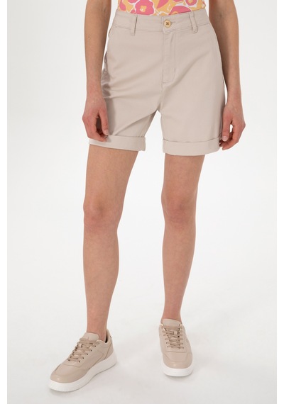 U.s. Polo Assn. Kadın Bej Şort / Bermuda 50309125-vr011 Bej