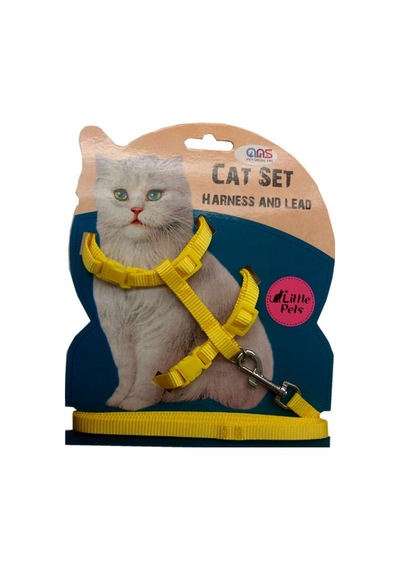 Ans Kedi Göğüs Bel Tasması Sarı