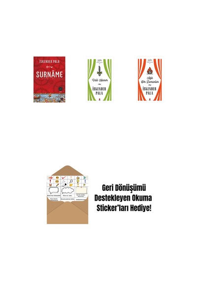Surnâme - Bir Osmanlı Mâcerası + Vali Hanım Ciltli + Aşk Bir Zamanlar Ciltli + Okuma Sticker'ları