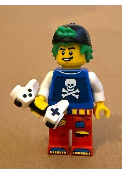 Orjinal Lego Minifigür Pirates Fan Boy With Gamepad