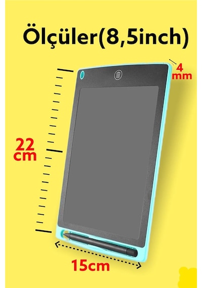 Eğitici Tablet 8,5 Inc Çocuk Yazı Çizim Tableti Radyasyon Içermeyen Eğitici Ve Geliştirici Oyuncak Diğer