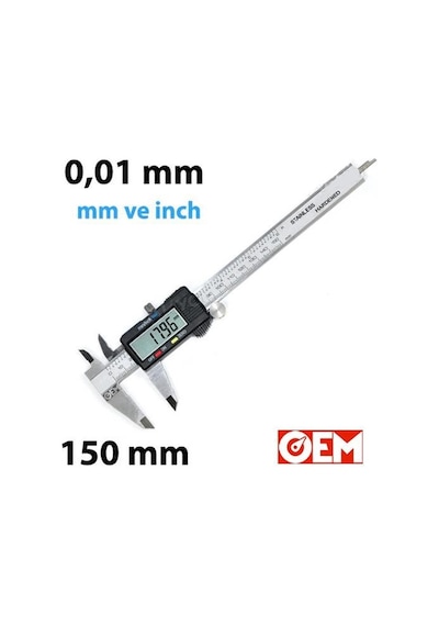 Oem Dijital Kumpas 0- 150 Mm Kmp150