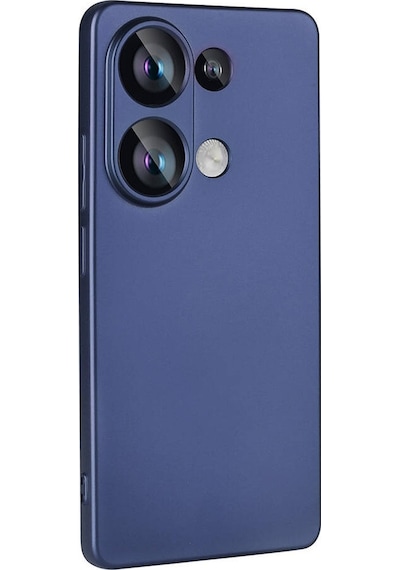 Noktaks - Xiaomi Uyumlu Xiaomi Redmi Note 13 Pro 4g - Kılıf Mat Renkli Esnek Premier Silikon Kapak - Lacivert