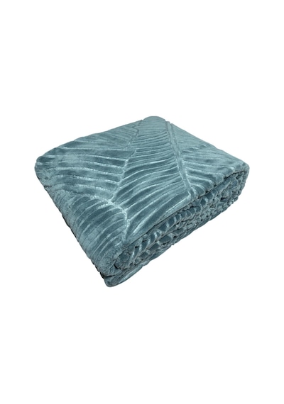 Merinos Tek Kişilik Elegans Embos Kutulu Battaniye 160 X 220 Petrol Yeşili