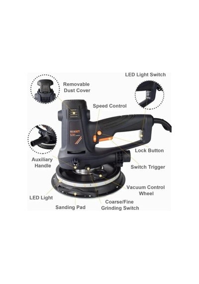 Maxxt Ms810 225 MM 810 W Alçıpan Zımpara