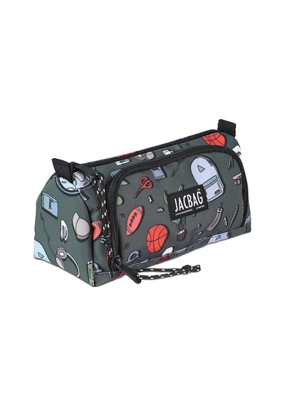 Jacbag Prime Xl-lastik Ayraçlı İki Bölmeli Kalem Kutusu Prime Xl-college renkli
