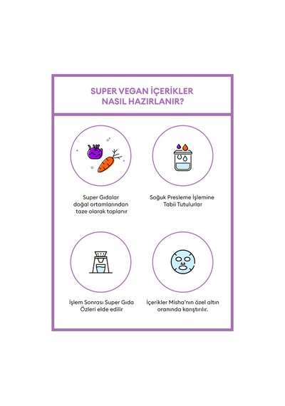 Missha Talks Vegan Squeeze Sheet Mask Canlandırıcı Vegan Yaprak Maske - Super Energizer