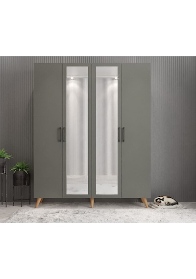 Açelya Portmanto Vestiyer Ayakkabılık Çf -montaj Dahil M2 140 Cm