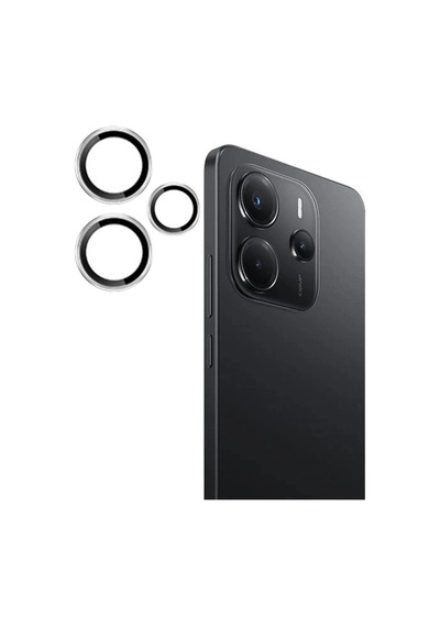 Joko Xiaomi Redmi Note 14 4g Pvd Metal Kamera Lens - Gümüş Renkli