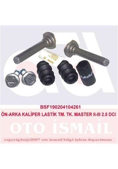 BOSCH 204104261 FREN KALİPER KLAVUZU KOVAN SETİ MASTER II 03- / M