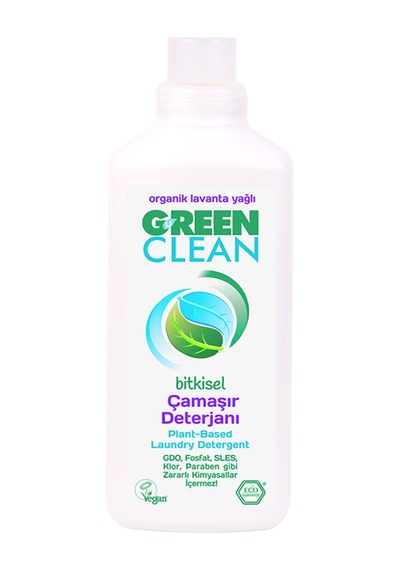 2 Adet Green Clean Bitkisel Sıvı Çamaşır Deterjanı 1000 Ml Diğer