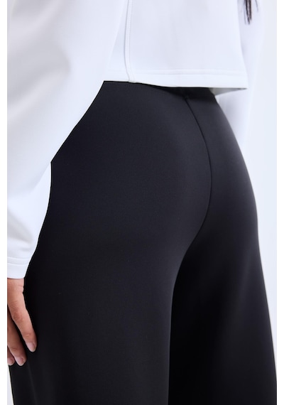 Defacto Straight Fit Standart Boy Skuba Dalgıç Kumaş Sporcu Eşofman Altı H8794ax26aubk81 Siyah-bk81
