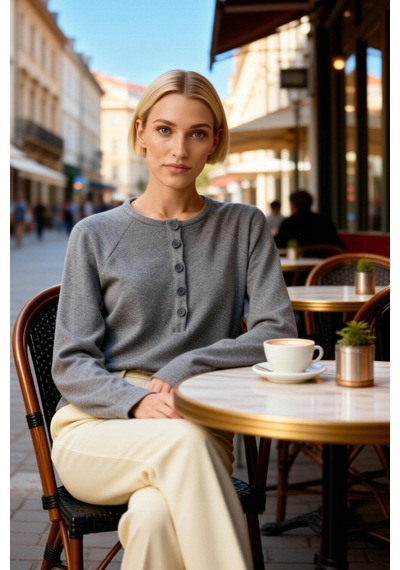 Benerly Kadın Bluz Regular Normal Kalıp Bisiklet Yaka Reglan Uzun Kol Sel Antrasit Benerly Kadın Bluz Regular Normal Kalıp Bisiklet Yaka Reglan Uzun Kol Sel Antrasit