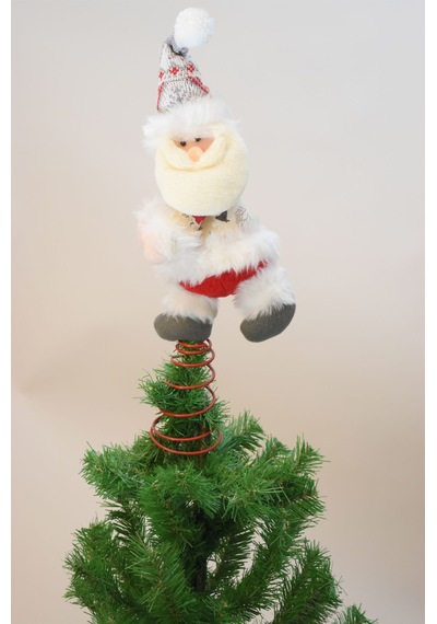 Walke Luxury Noel Baba Yılbaşı Dekoratif Masa Süsü ve Çam 40 CM