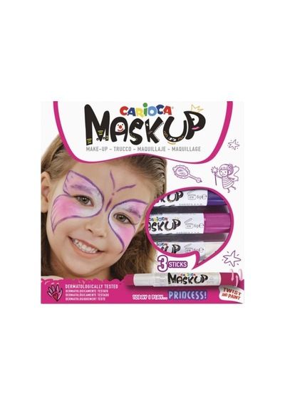 Mask Up Yüz Boyası 3 Renk Princess Diğer