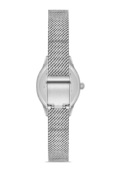 Wel 2506-3 Kadın Kol Saati Hasır Kordon, Silver Renk, 3 Atm Suya Dayanıklı Gümüş