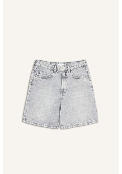Defacto Jean Bermuda Şort H0663ax26hsnm55 Gri-nm55