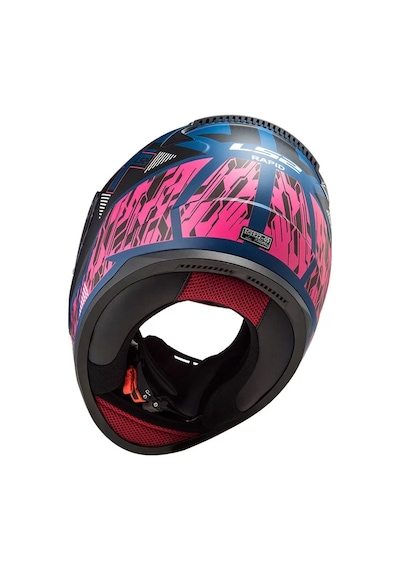 LS2 Rapıd Xtreet Mat Mavi-Mor Kask