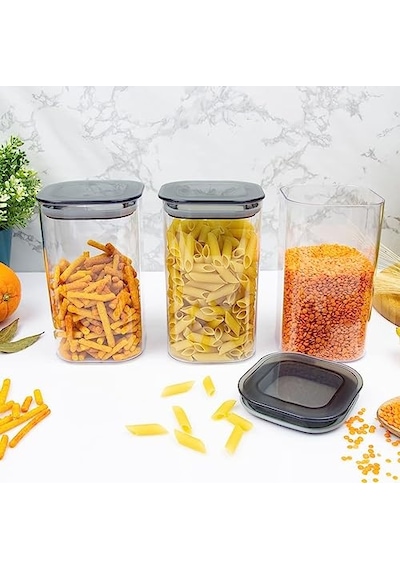Ayrex Omak Decobella 3 'lü 1.1 Lt. Kare Erzak Kabı Seti Diğer